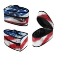 thumbnail image 1 of HELLHERO Star Stripe Pattern Design Protective Travel Iron Storage Case Durable Lightweight Travel Iron Organizer Handheld Travel Steamer Organizer, Case Only, 1 of 6
