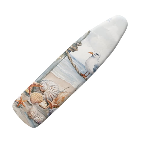 HELLHERO Starfish Shell Ironing Board Cover 3 Fasteners Elastic Edge Soft Fabric for Friends