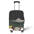 thumbnail image 1 of HELLHERO Starry Night Camping Print Suitcase Guard Polyester Unique Bottom Zipper Luggage Cover for Friend, 1 of 7
