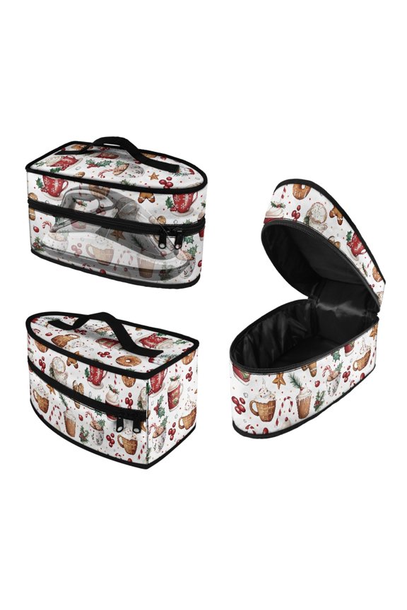 Steam Iron Case with Zipper Easy to Clean Ice Cream Star Pattern, Case Only