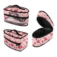 thumbnail image 1 of HELLHERO Steam Iron Storage Case Easy to Clean Heart-Shaped Mushroom Pattern Reusable for Clothing Ironing Machines, Case Only, 1 of 6