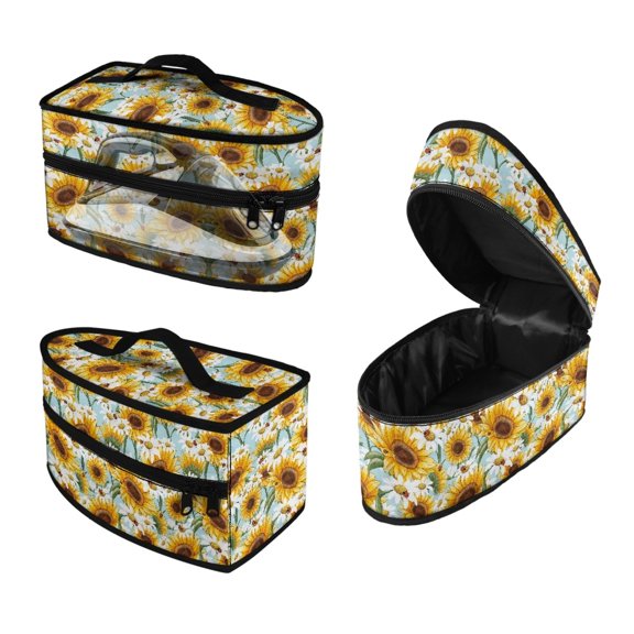 HELLHERO Steam Irons Storage Bag Irons Accessories Sunflower Daisy Lightweight Travel Bag Garment Carrying Case, Case Only