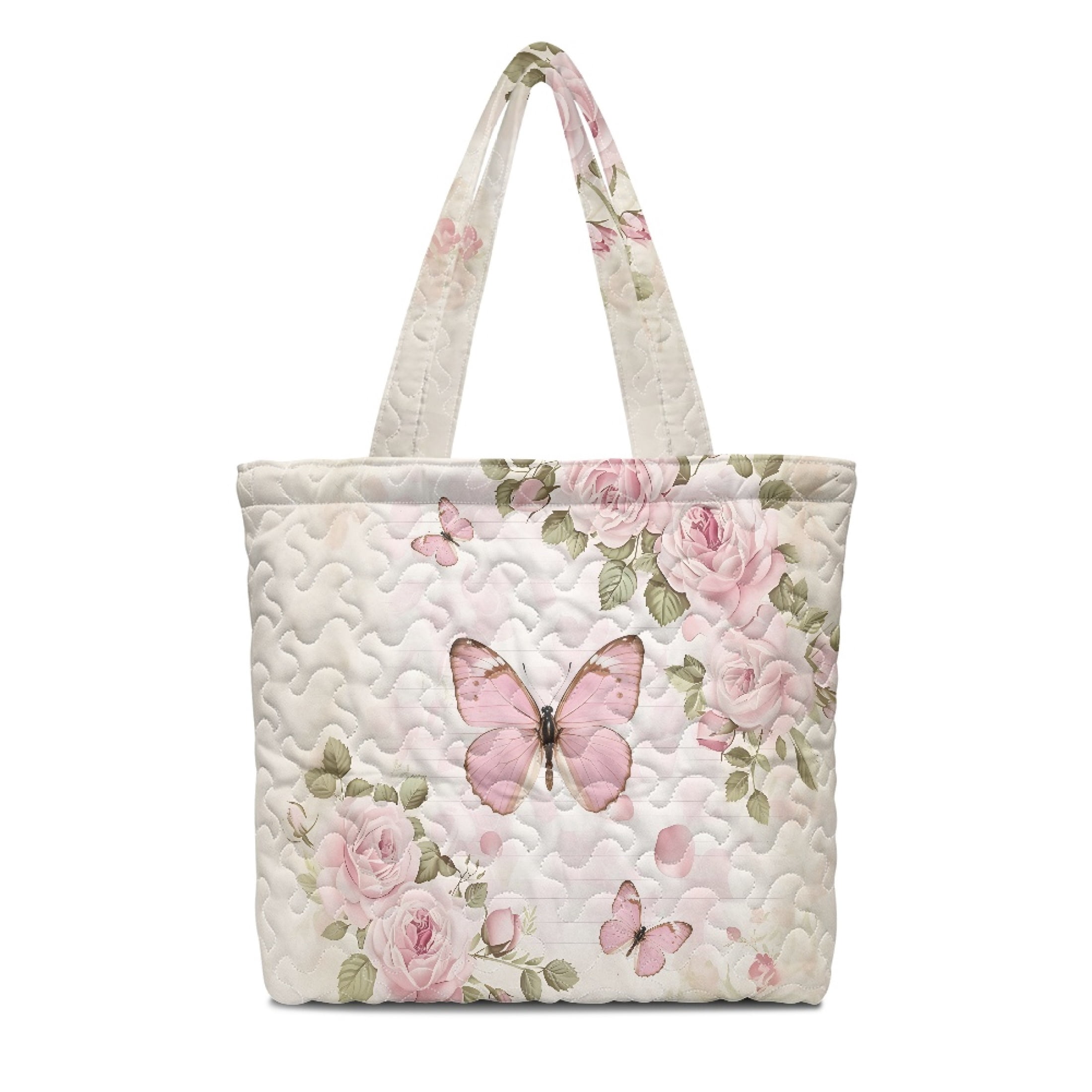 HELLHERO Stretch Polyester lightweight Quilted Shopping Bag with Large ...