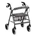 thumbnail image 1 of HELLHERO Stretchable Material Seat & Back Cover & Walker Rollator Seat Back Cover Easy Fit Machine Washable for Outdoor Park and Indoor Outdoor, Zebra, 1 of 7
