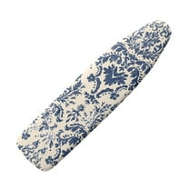 HELLHERO Stretchy Home Ironing Board Cover, Floral Print Ironing Board Cover Protector, Comfortable Soft Ironing Protector for Ironing Board, Scorch Resistant and Dustproof