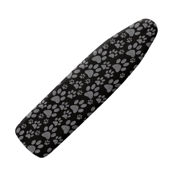HELLHERO Stretchy Home Ironing Board Cover, Paw prints Print Ironing Board Cover Protector, Comfortable Soft Ironing Protector for Ironing Board, Scorch Resistant and Dustproof