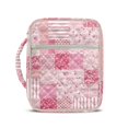 thumbnail image 1 of HELLHERO Striped Square Patchwork Design Quilted Bible Cover for Daily Life, Polyester Bible Cover Case with Washable Zippered Pocket Quilted Bible Covers, 1 of 9