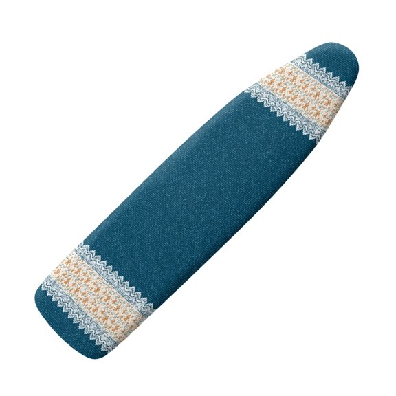 HELLHERO Stripes Print Ironing Protector for Ironing Board, Ironing Board Cover Protector with Elastic Edge, Non Stick Stain and Scorch Resistant Household Iron Board Covers