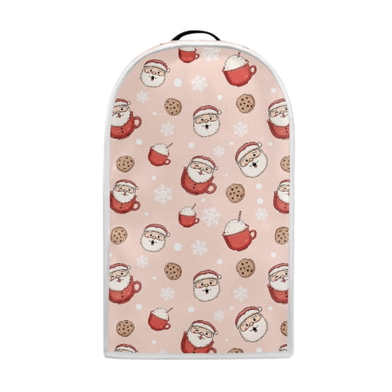 HELLHERO Stylish Dust Cover Santa Claus Pattern for Reusable Polyester Blender Protection