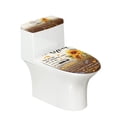 thumbnail image 1 of HELLHERO Stylish Gifts Toilet Seat Covers Fits All Toilet Shapes Elastic Edge for Indoor Home, 1 of 6