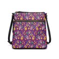 thumbnail image 1 of HELLHERO Sugar Skull Fiesta Theme Satchel Bag, Waterproof Shoulder Bag PU Leather Stylish Women's Shoulder Bag for Travel Daily Outings, 1 of 7