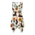 thumbnail image 1 of HELLHERO Summer Sleeveless Dress, Dachshunds Irregular Hem Sleeveless Sundress, Side Pockets Crew Neck Summer Dress for Christmas Party Cocktail Party, 1 of 8