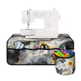 thumbnail image 1 of HELLHERO Sunflower and Butterflies Household Sewing Machine Pad Organizer Sewing Classes Protective Mat to Keep Sewing Accessories for Most Sewing Machine Table, 1 of 5