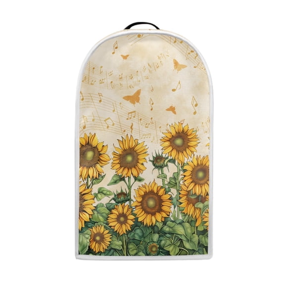 HELLHERO Sunflower Notes Blender Covers Dust prevent with Handle Protective Thanksgiving Gift