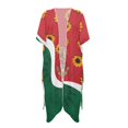 thumbnail image 1 of HELLHERO Sunflower Pattern Bathing Suit Coverups Loose High Quality Fabrics Lightweight Beach Cover Up, 1 of 6