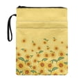 thumbnail image 1 of HELLHERO Sunflower Pattern Design Book Organizer Bag for Friend, Easy Carry Book Case, Zipper, Storage & Portability for Hardcover Notebook Paperbacks, 1 of 8
