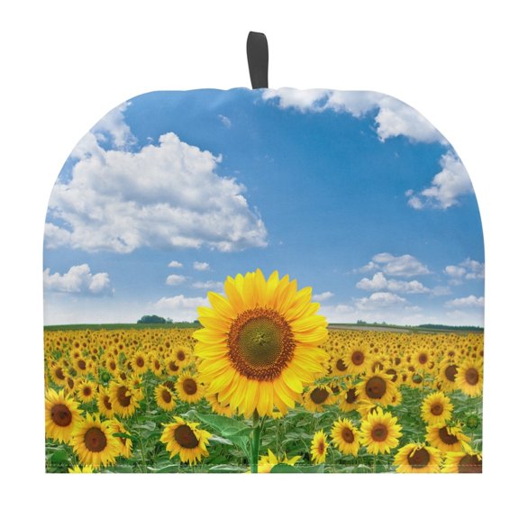 HELLHERO Sunflower Tea Cozy Polyester Canvas Thermal Insulation Keep Warm for Women