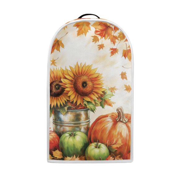 HELLHERO Sunflower and Maple Leaf Pattern 1Set Protective Case Polyester AntiSlip for Household Users