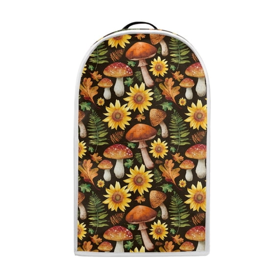 HELLHERO Sunflower and Mushroom Pattern Food Processor Cover Univesal Thanksgiving Blender Cover