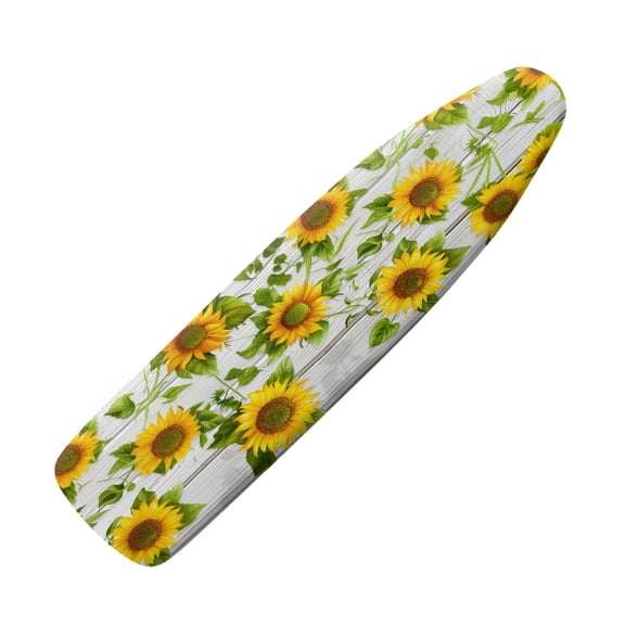HELLHERO Sunflowers Pattern Ironing Board Cover, 15x54 Inches Polyester - Iron Table Cover for Sewing Room, Design Studio, Hobby Space