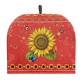 thumbnail image 1 of HELLHERO Sunflowers Pattern Tea Cozy Polyester Canvas Dust Proof Keep Warm for Gift, 1 of 8