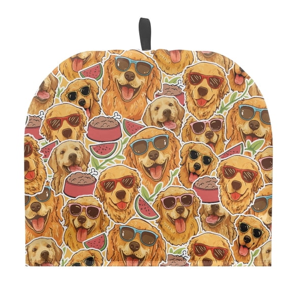 HELLHERO Sunglasses Dog Fun Teapot Protective for Kitchen Creative Easy to Clean Keep Warm Tea Cozy
