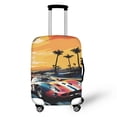 thumbnail image 1 of HELLHERO Sunset Cars Pattern Design Travel Luggage Sleeve Polyester Easy Disassemble Anti Fading Luggage Protective Sleeve for Women, 1 of 7