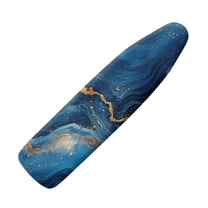 HELLHERO Swirls Ironing Board Cover 54x15 inches Thick Ironing Board Cover with Elastic Edge Non Slip Pad Iron Cover with Hook and Loop