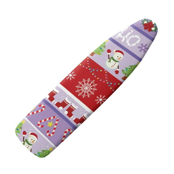 HELLHERO Tailor Shop Iron Board Covers Protective Covers Iron Padding Cover Elastic Edge Polyester Easy CleaningResists Scorching and Staining (Christmas)
