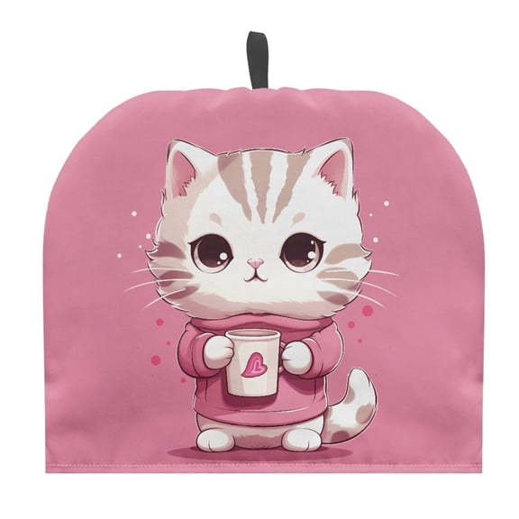 HELLHERO Tea Cozies Covers Keep Warm Polyester Canvas Warming & Insulating Lightweight for Mom Cat Pattern