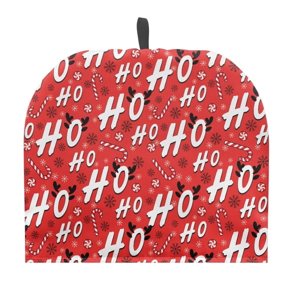 HELLHERO Tea Cozies Covers Portable Keep Warm Candy Cane Snowflake Pattern Keep Warm 1Pcs