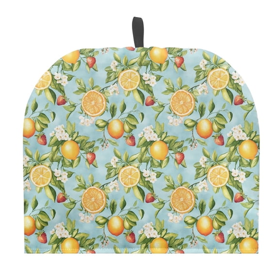 HELLHERO Tea Cozy Easy to Clean Lemons Teapot Insulated Cosy Resuable Polyester Canvas for Kitchen
