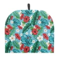 thumbnail image 1 of HELLHERO Tea Cozy Insulation Protector Polyester Canvas, Red White Flowers, 1 of 8