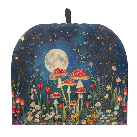 HELLHERO Tea Cozy Portable Warming & Insulating Polyester Canvas, Mushrooms