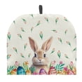 thumbnail image 1 of HELLHERO Teapot Dust Cover Flowers 1Pcs Insulation Easy to Use & Clean, Rabbit Easter Egg Pattern, 1 of 6