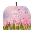 thumbnail image 1 of HELLHERO Teapot Dust Cover Protector 1Pcs Polyester Canvas Creative, Pink Tulips Greeting, 1 of 8