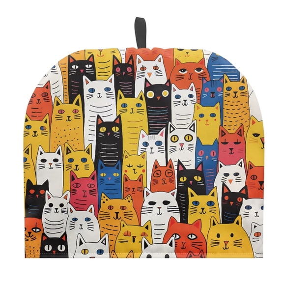 HELLHERO Teapot Insulated Cosy Insulation, Cats