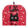 thumbnail image 1 of HELLHERO Teapot Protective Kitten Paw Print Heart Polyester Canvas Keep Warm for Women, 1 of 8