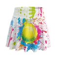 thumbnail image 1 of HELLHERO Tennis Ink Splash Print Soft Women's Tennis Golf Skirts, 2 Side Pockets Liner Shorts Polyester Spandex Tennis Skirt for Travel Pickleball Yoga, 1 of 9
