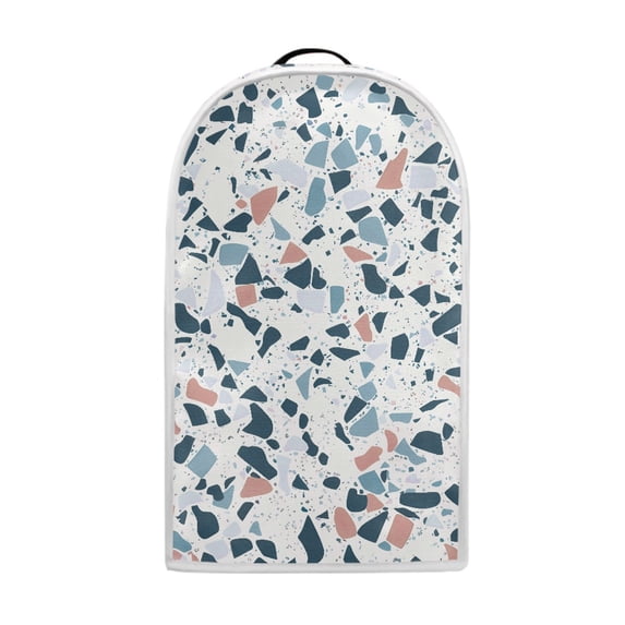 HELLHERO Terrazzo Pattern Design Multifunctional Kitchen Blender Dust Cover with Waterproof Hand Strap Protects Blenders Processors Kitchen Home