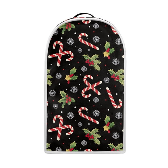 HELLHERO There is only one dust cover Kitchen Accessories Multifunctional Polyester for Kitchen Home, Candy Cane Snowflake Pattern
