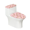 thumbnail image 1 of HELLHERO Toilet Dust Cover Set, Dustproof Polyester Bathroom Toilet Cover Set, U-Shaped, Dog, 1 of 8