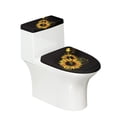 thumbnail image 1 of HELLHERO Toilet Seat Covers 2 Piece Polyester Easy to Clean for Family, 1 of 5