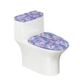 thumbnail image 1 of HELLHERO Toilet Seat Covers Set 2 Piece Set 17x21 Inches Stylish Colorful Butterfly Pattern, 1 of 8