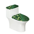 thumbnail image 1 of HELLHERO Toilet Seat Covers Set for Elastic Edge Elastic Fabric Soft Washable Non-Slip Universal Washable and Reusable Adds Holiday Charm St. Patrick's Day, 1 of 6