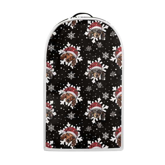 HELLHERO Top Handle Polyester Blender Dust Cover with Durable for Kitchen, Christmas Dog