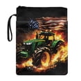 thumbnail image 1 of HELLHERO Tractor American Flag Pattern 1 pc Book Sleeve with Handle Classic Carrying Book Case Easy Carry Book Case with Book Protection, 1 of 8