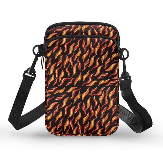HELLHERO Travel Crossbody Purse Polyester Leakproof Dragonfly for Outdoor Travel Daily Use Adults