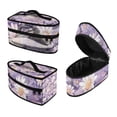 thumbnail image 1 of HELLHERO Travel Iron Carrying Storage Bag Light Purple Rabbit Handheld with Handle and Zipper, Case Only, 1 of 6