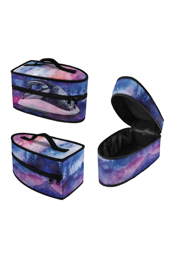 Travel Steam Iron Bag Travel Case Durable & Protective Organizer Lightweight Organizer Tree, Case Only